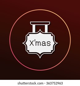 Christmas board icon