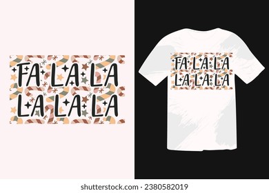 Christmas Boho T-shirt Design. Funny Christmas Quotes, Winter Quote, Christmas Saying, Holiday EPS T-shirt Design