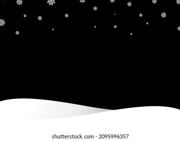 Christmas bokeh falling snow with snowy landscapes isolate on png or transparent  background with sparkling  snowflake, star light  for New Year, Birthdays, Special event, luxury card,  vector 