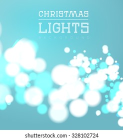 Christmas bokeh light.