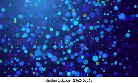 El Bokeh De Navidad Ilustra El Fondo. Efecto Desenfocado. Resumen de las Luces de Navidad Glitter. Ilustración vectorial.