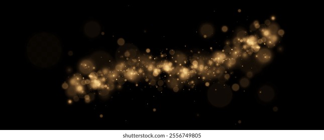  Christmas Bokeh Lights.sparkling gold dust