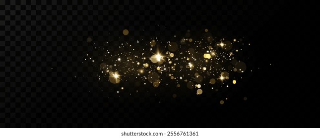  Christmas Bokeh Lights.sparkling gold dust