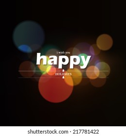 Christmas Bokeh New Design Background