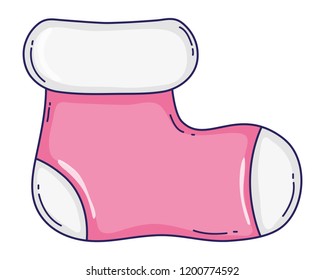 Christmas boot cartoon