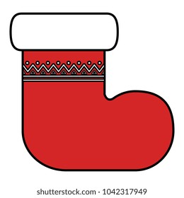 christmas boot decorative icon