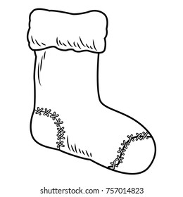 Christmas boot pop art