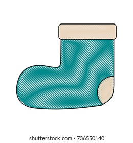 Christmas boot symbol