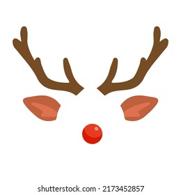 Christmas booth props cartoons. Booth props party cartoon vector illustration. Printable Photo booth props. Christmas Holiday Hats. Santa Claus Red Cute Cap. Snow Reindeer. Elves Fur Hat.