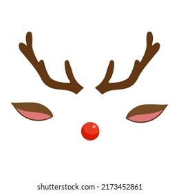 Christmas booth props cartoons. Booth props party cartoon vector illustration. Printable Photo booth props. Christmas Holiday Hats. Santa Claus Red Cute Cap. Snow Reindeer. Elves Fur Hat.