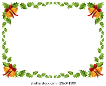 11,447 Christmas bell border Stock Illustrations, Images & Vectors ...