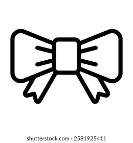 Christmas Bow Bowtie Icon Christmas X-Mas Winter