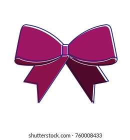 christmas bow decoration ornament design