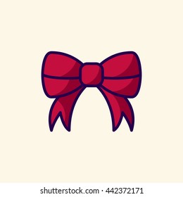 Christmas bow icon
