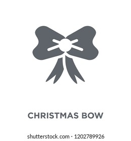 christmas Bow icon. christmas Bow design concept from Christmas collection. Simple element vector illustration on white background.