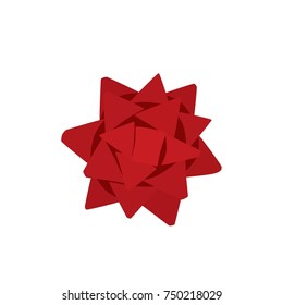 Christmas bow icon, vector illustration design. Christmas collection.