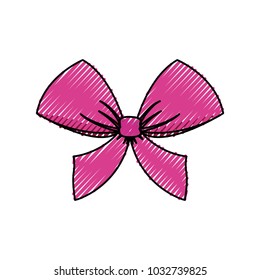 christmas  bow  vector illustration