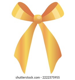 imagen vectorial de arco de navidad
color dorado con fondo blanco