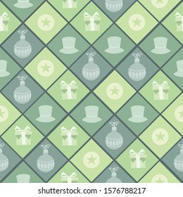 christmas box cute pattern design seamless