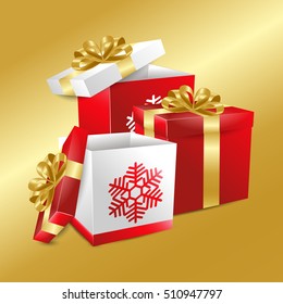Christmas. Boxes. 