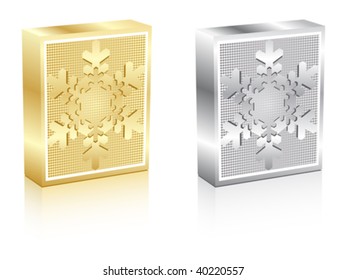 christmas boxes vector illustration