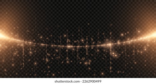 Christmas bright lights. Background of bright glow bokeh. Vector	
