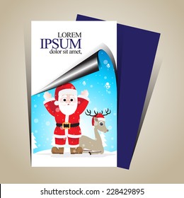 Christmas brochure cover design