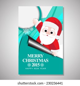 Christmas brochure cover design