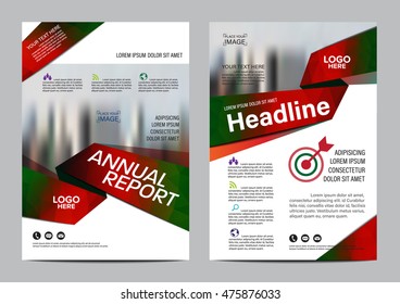 Christmas Brochure Layout design template. Annual Report Flyer Leaflet cover Presentation Modern background. illustration vector in A4 size