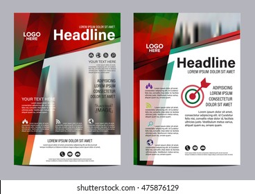 Christmas Brochure Layout design template. Annual Report Flyer Leaflet cover Presentation Modern background. illustration vector in A4 size