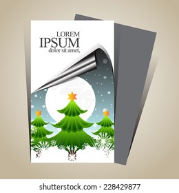 Christmas brochure template