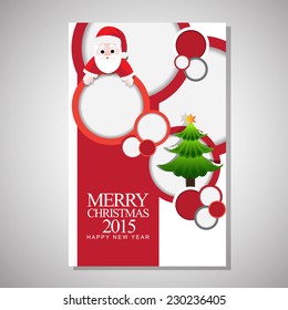 Christmas brochure template