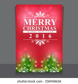 Christmas brochure template