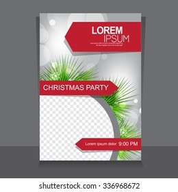 Christmas brochure template
