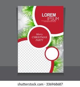 Christmas brochure template