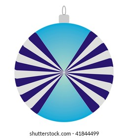 Christmas bubble in blue