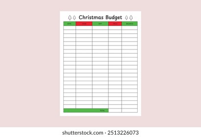 Weihnachten Budget Planner KDP Interior-100% Einzigartige und hochauflösende Inneneinrichtung.
Wir sind zuversichtlich, dass dieser Insider Ihnen bei Ihrem Weg zur Veröffentlichung von Inhalten helfen wird.