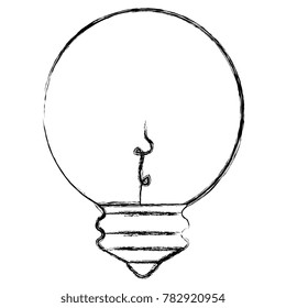 christmas bulb light icon
