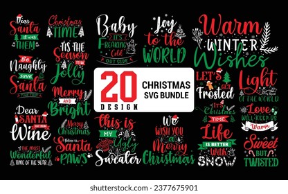 Christmas bundle, cut file, Christmas design bundle