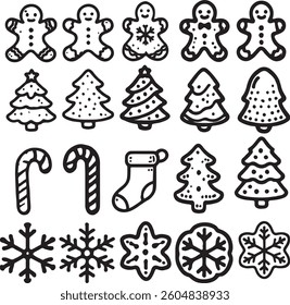 Christmas Bundle | Festive Laser Cut Holiday Ornaments Decorations	