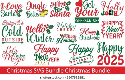 Christmas Bundle Christmas Bundle typography