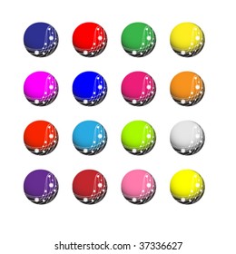 christmas buttons set