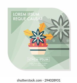 Christmas cake flat icon with long shadow,eps10