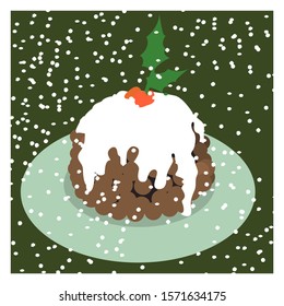 christmas cake. New Year's sweets