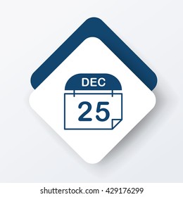 Christmas calendar icon