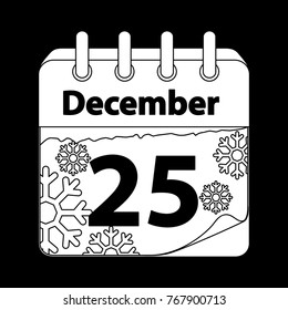 christmas calendar icon
