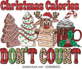 Christmas Calories Don't Count T-shirt