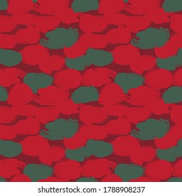 Weihnachten Camouflage abstrakter, nahtloser Musterhintergrund, geeignet für Modetextilien, Grafiken