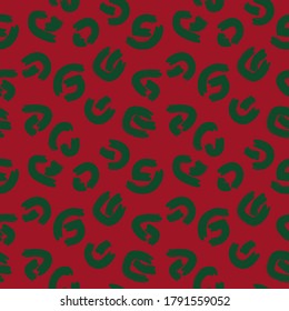 Christmas Camouflage abstract seamless pattern background suitable for fashion textiles, graphics