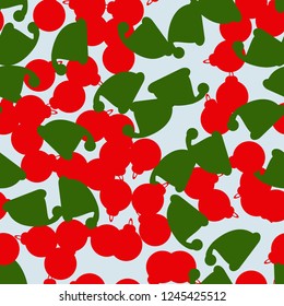 Christmas camouflage of various shades of blue, red and green colors. It is a colorful seamless pattern that can be used as a camo print for clothing and background and backdrop or computer wallpaper